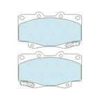 HD Front Disc Brake Pads for Hilux GGN25 KUN25 KUN26 TGN26 (2005–2016)