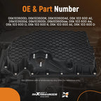 Lower Engine Oil Pan with Gasket for Volkswagen Golf GTI (2015-2018)