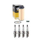 Wix Engine Oil Filter & NGK 4 V-Power Spark Plugs for Mercedes SLK230 (1997–2004)