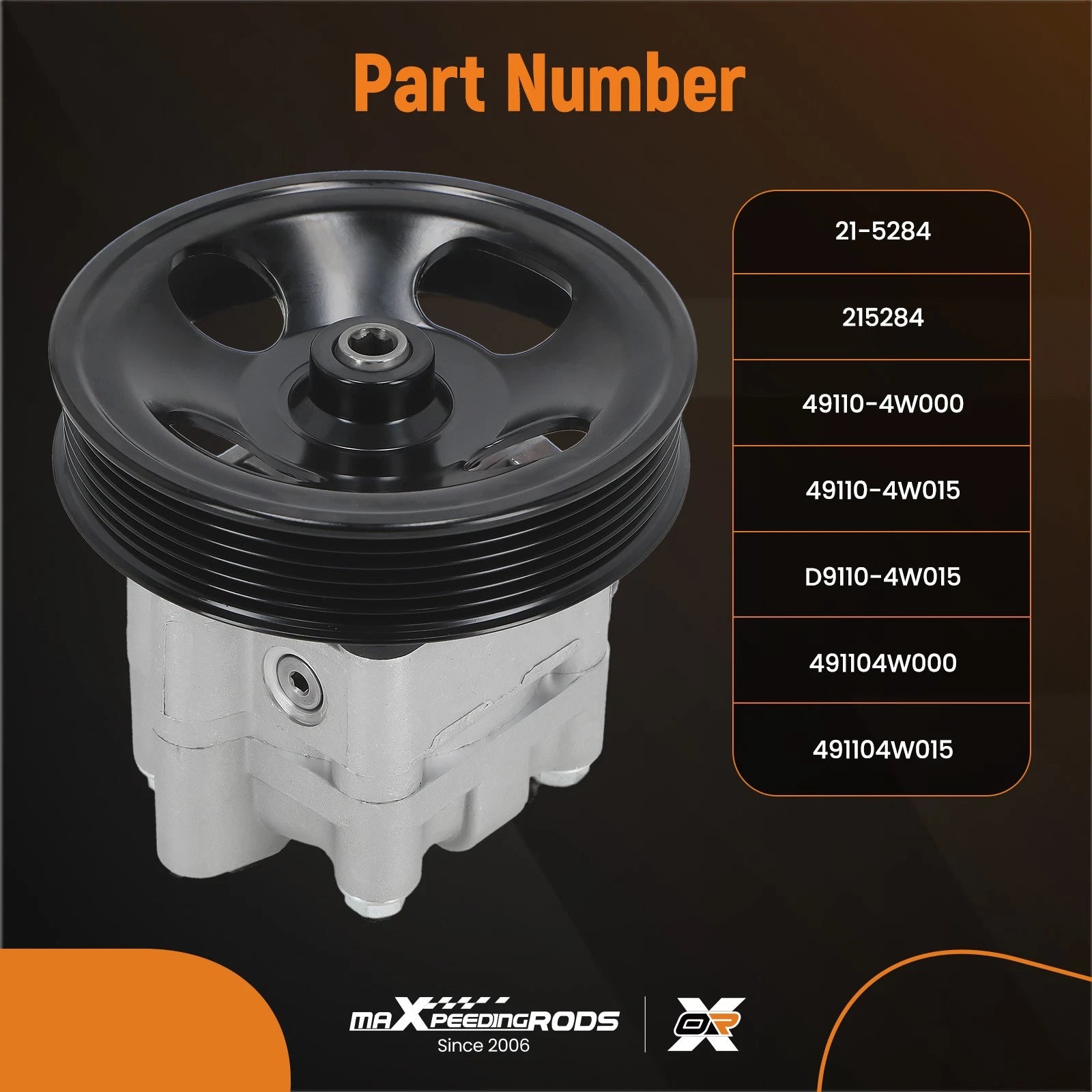 Power Steering Pump for Nissan Pathfinder Infiniti QX4 (2001–2004)