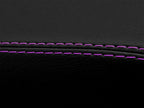 Leather Console Lid Armrest Cover for Infiniti FX35 (2003–2005) Purple Stitch