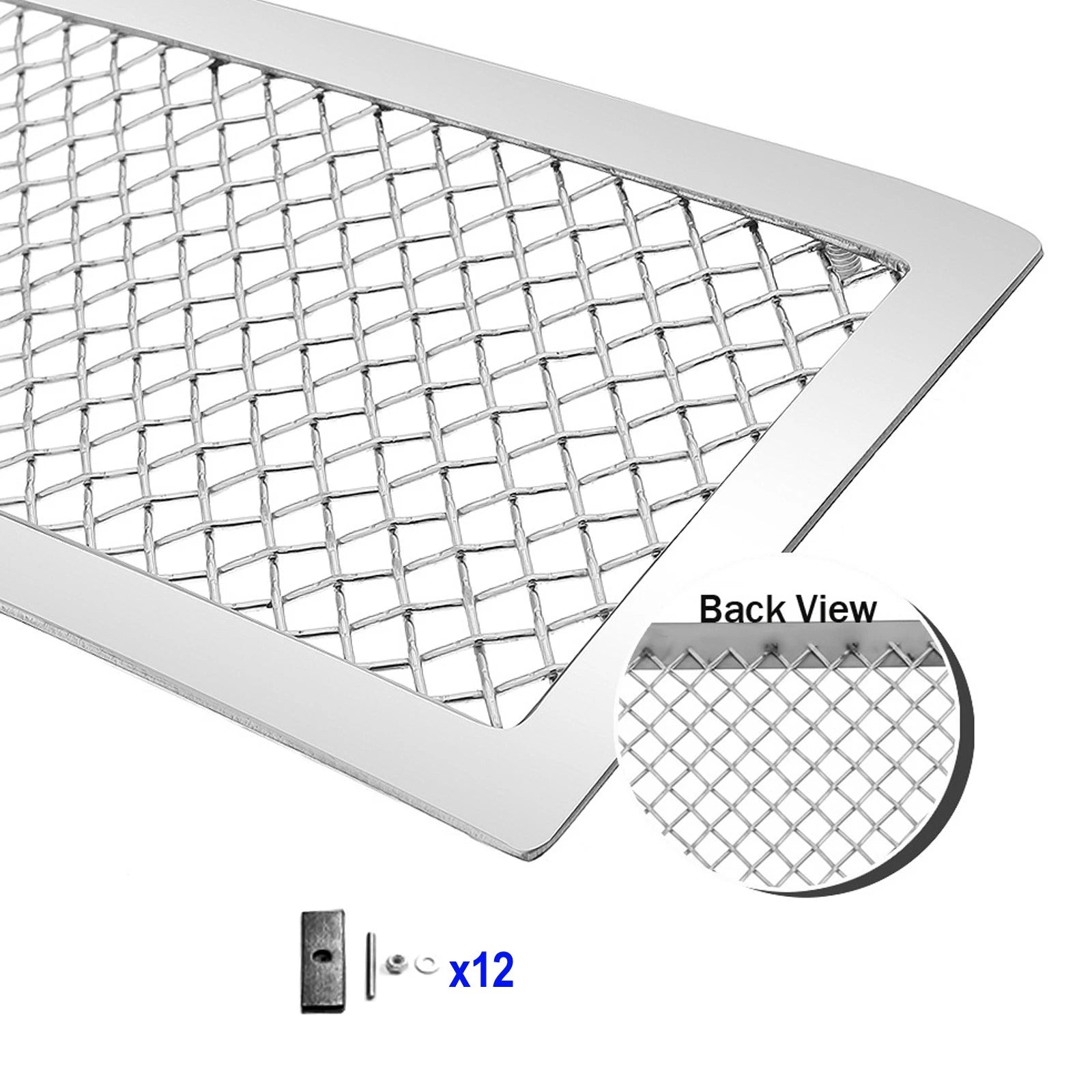 Stainless Chrome Mesh Grille Insert for Dodge Nitro (2007-2011)
