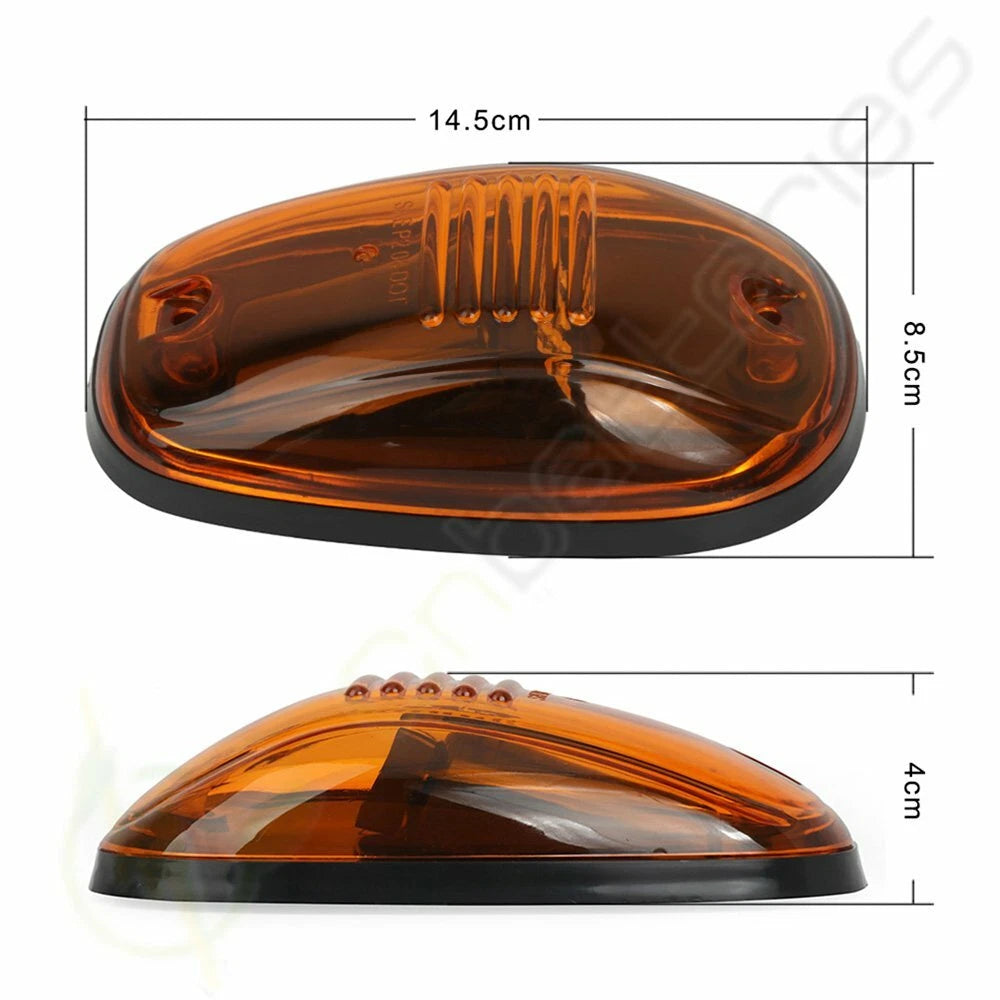5X 16-3528-SMD Amber Cab Marker Clearance Light for Dodge Ram 1500-5500 (2003–2015)
