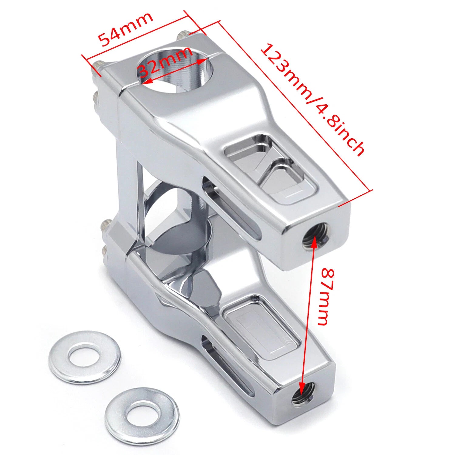 4" Riser Handlebar Top Clamp for Harley Touring Road Glide (2014–2023)