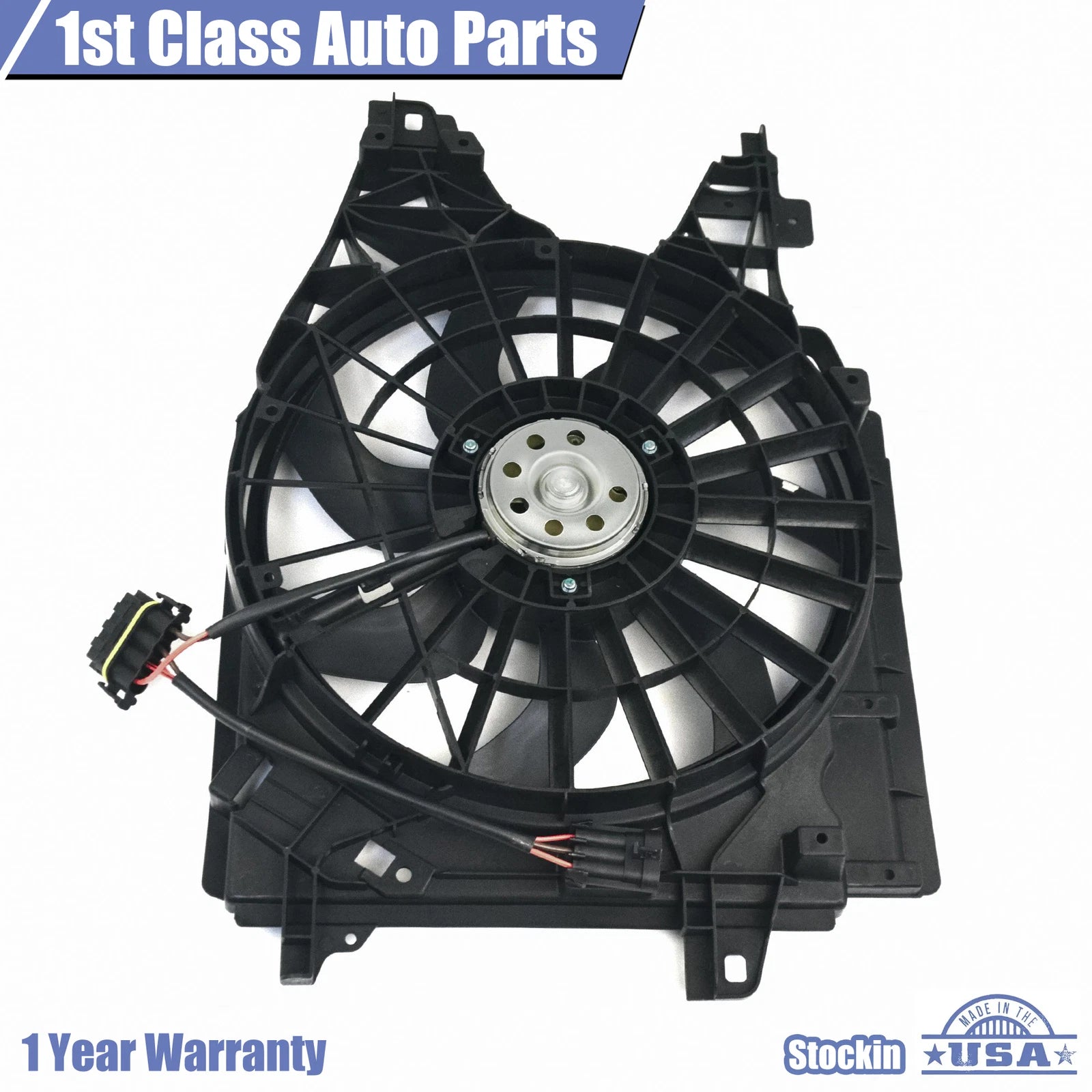 Engine Radiator Cooling Fan Assembly for Chevrolet Corvette Cadillac XLR (2005–2009)