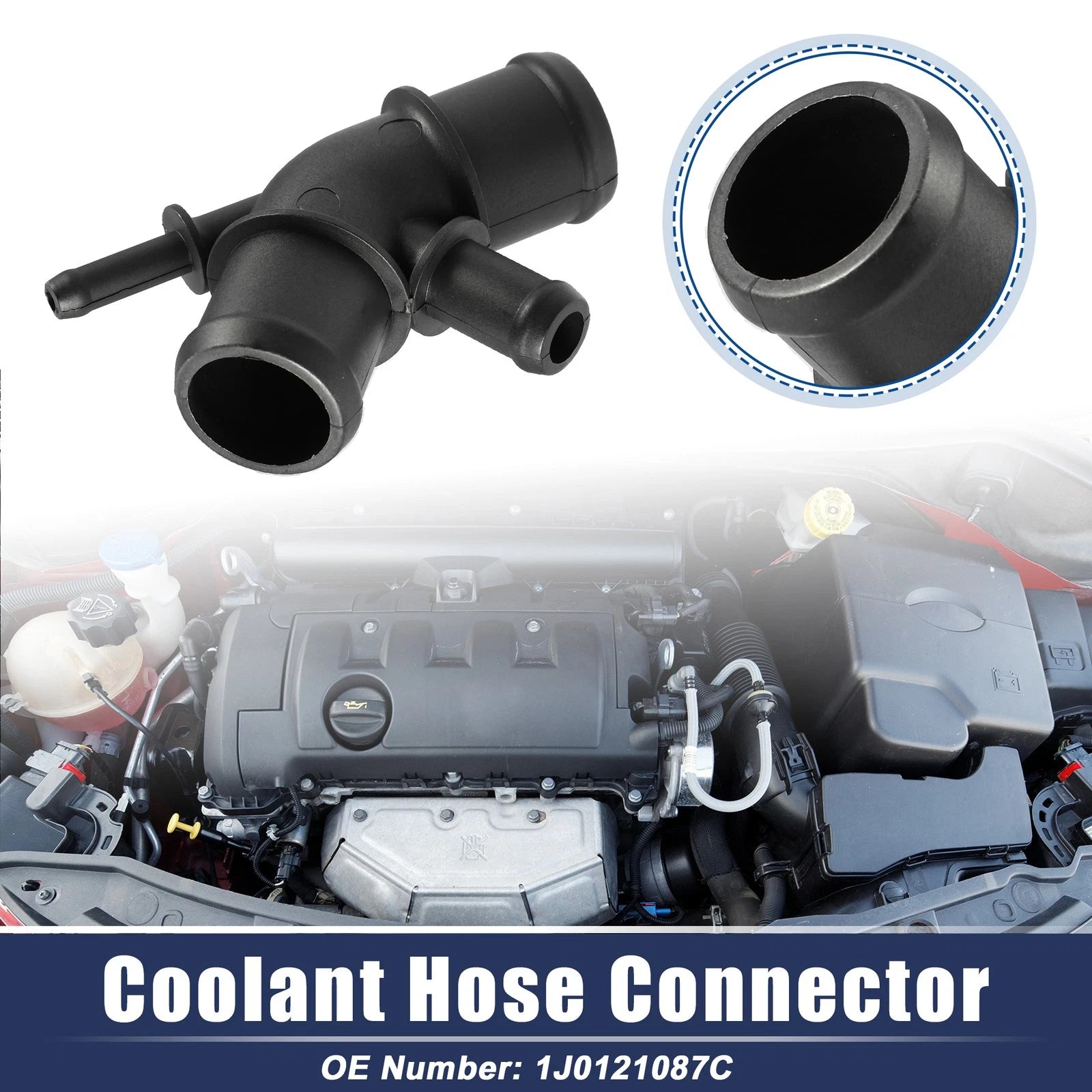 Radiator Coolant Hose Flange 1J0121087C for Audi TT (1999–2006)