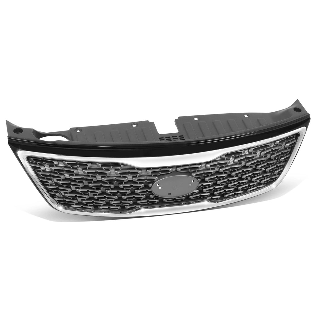 Front Grille Bumper for Kia Sorento (2014–2015) w/Chrome Molding, OE Style