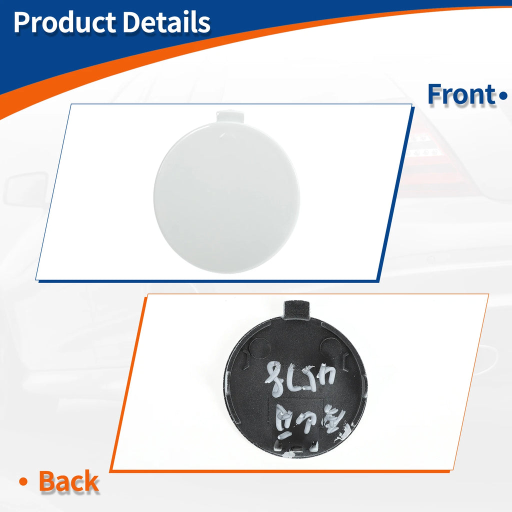 Front Tow Hook Cover for BMW 1 Series F20 (2012–2019) No. 51118064578 Pure White
