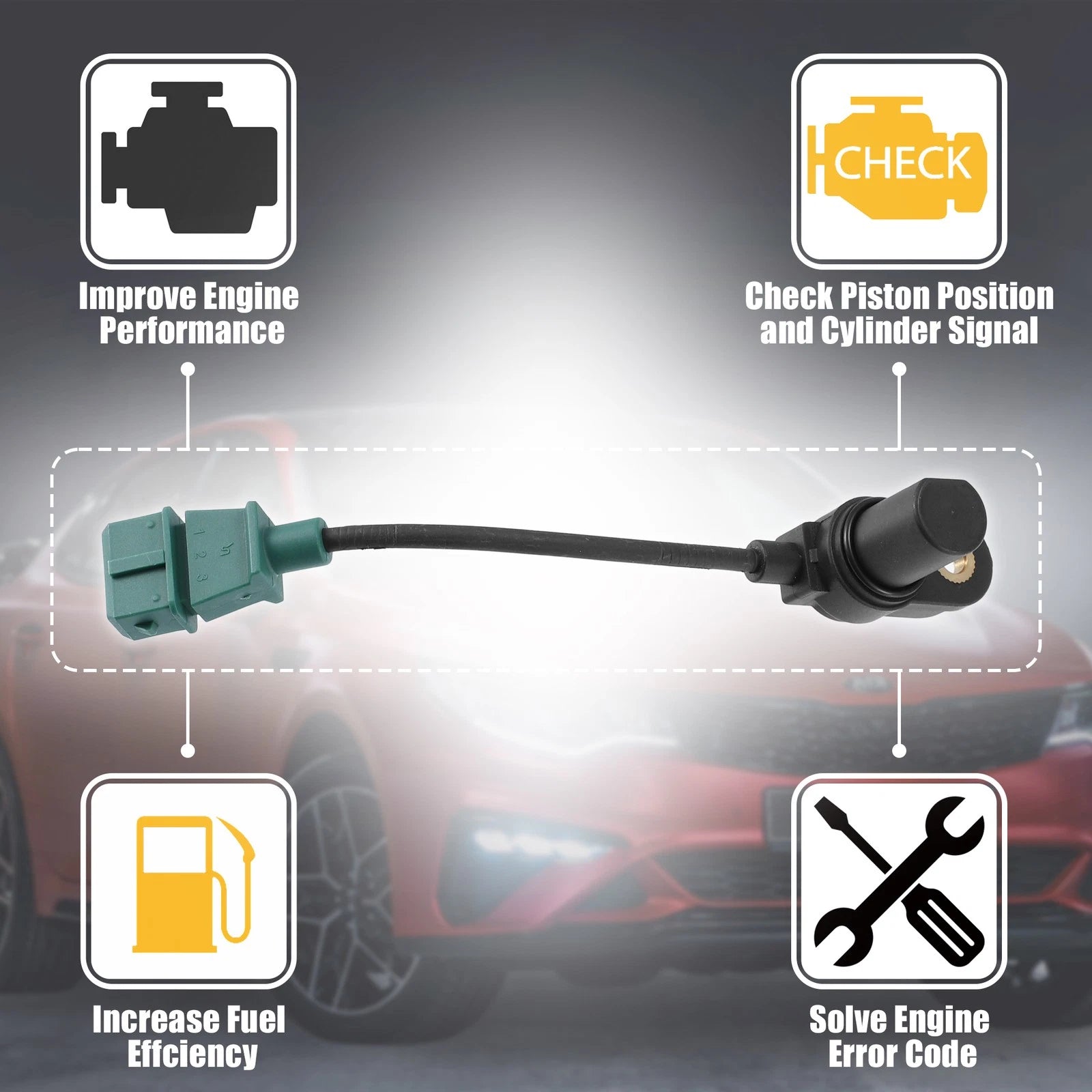 Crankshaft Position Sensor 39350-37110 for Kia Optima (2011–2015)
