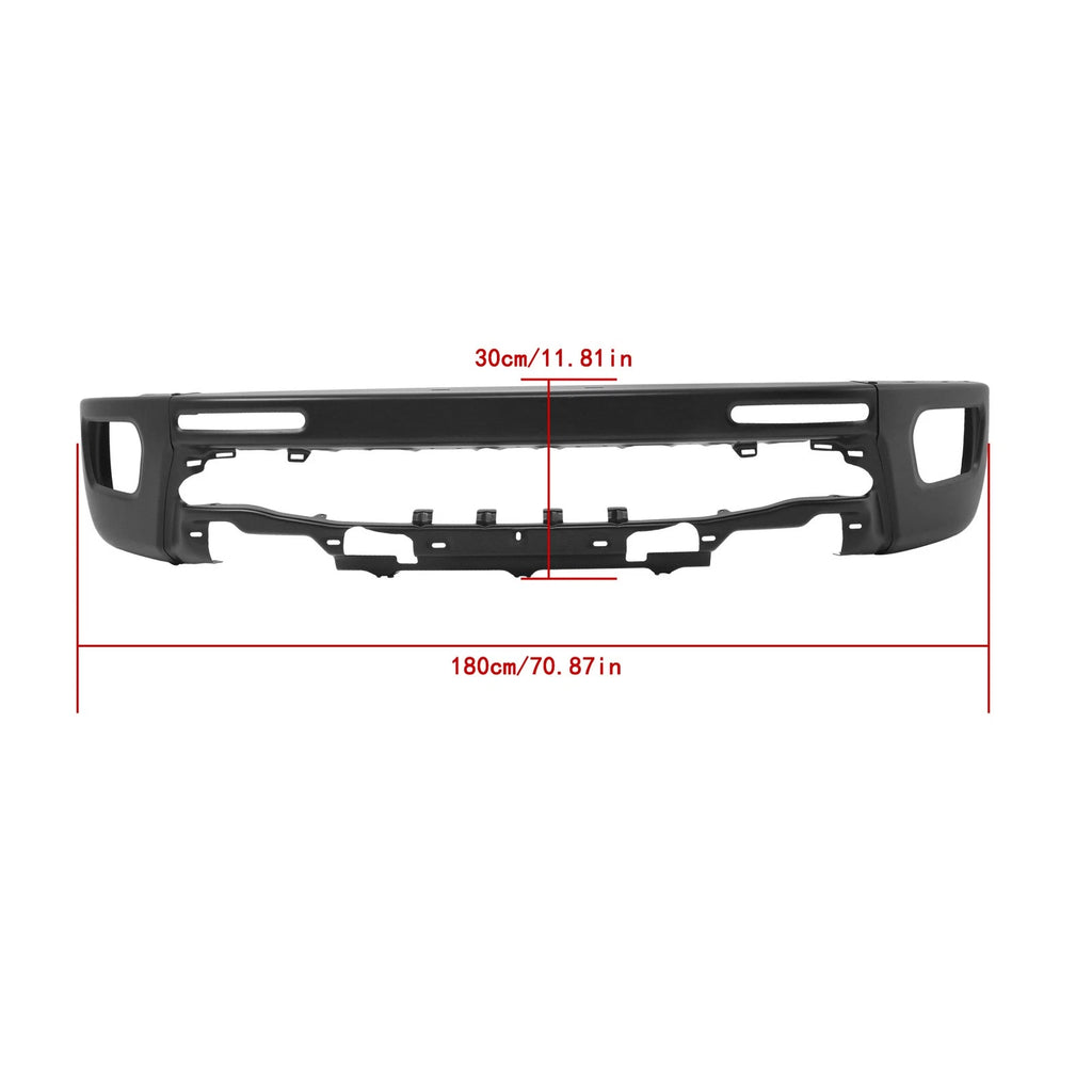 Split-Type Black Steel Front Bumper for Ford Ranger (2019-2023)