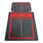 Red Rubber Floor Mats Set for 1964-1973 Chevrolet Chevelle