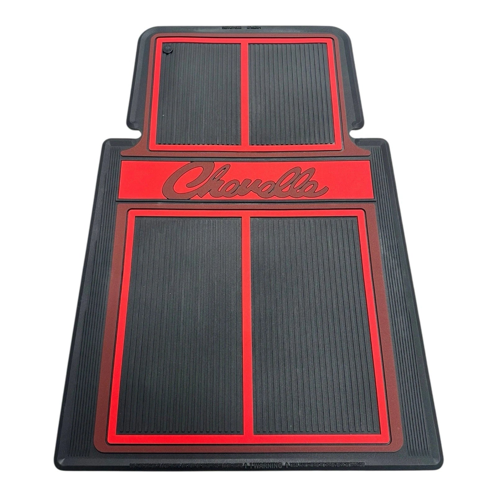 Red Rubber Floor Mats Set for 1964-1973 Chevrolet Chevelle