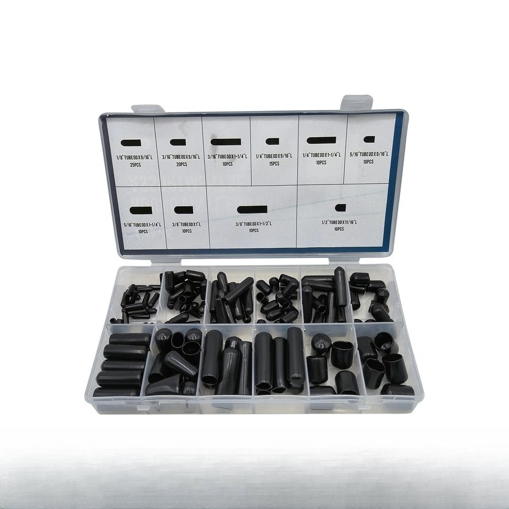 130 Pcs PVC Dust Covers for Threaded Pipes and Fittings (Industrial Use)