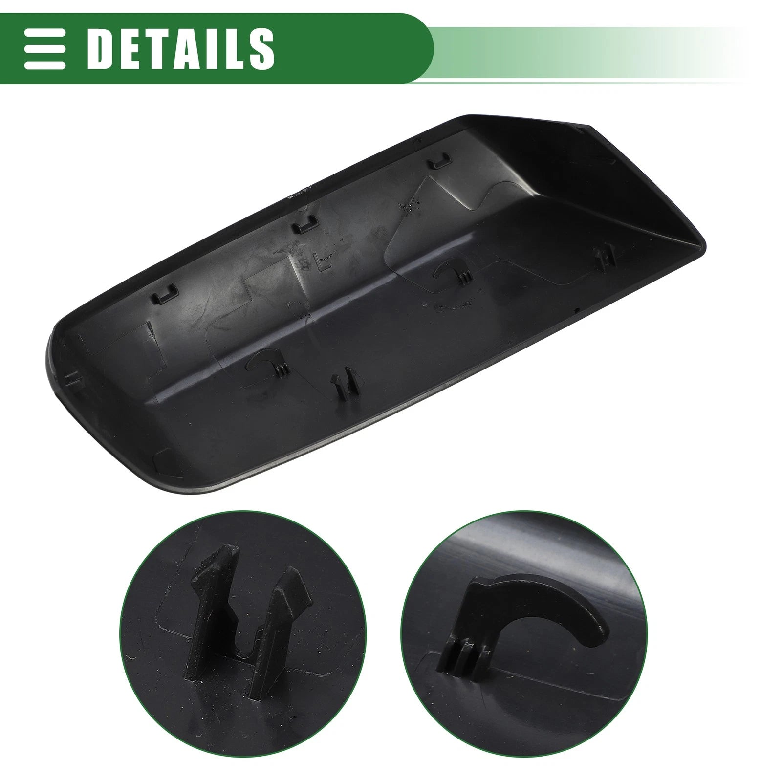 Left Rearview Mirror Cap for Chevrolet Silverado 1500 (No. 84830450) Gloss Black