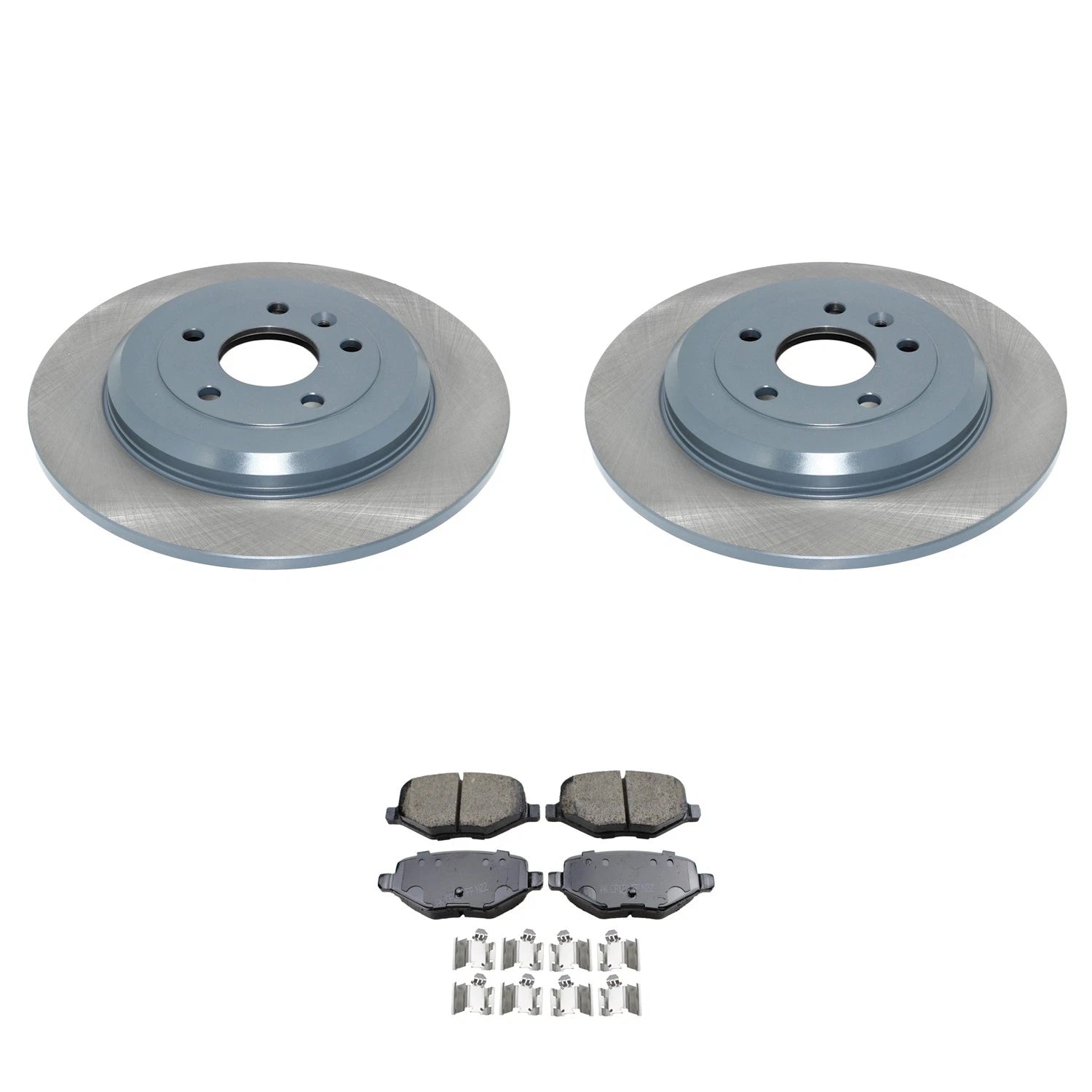 DuraGo Rear Rotors & Akebono ProACT Ceramic Brake Pads Kit for Explorer MKT (2010–2019)