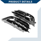 1 Pair Fog Light Grills for Audi A1 8X (2010–2014) No. 8X0807681A/8X0807682A