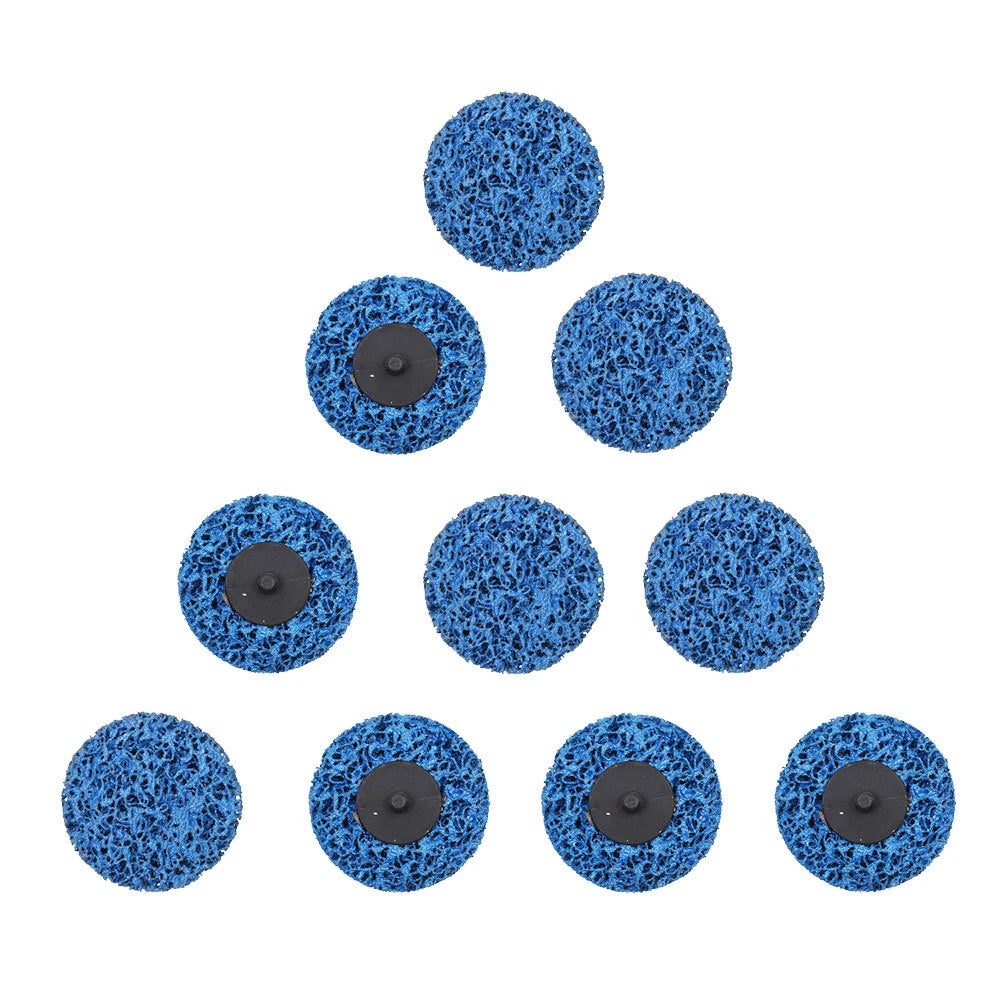 Set of 10 Quick Change Strip & Clean Discs for Automotive Paint Rust
