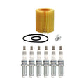 Wix Engine Oil Filter & NGK 6 Spark Plugs for FJ Cruiser GS300 GS350 IS250 (2007–2021)