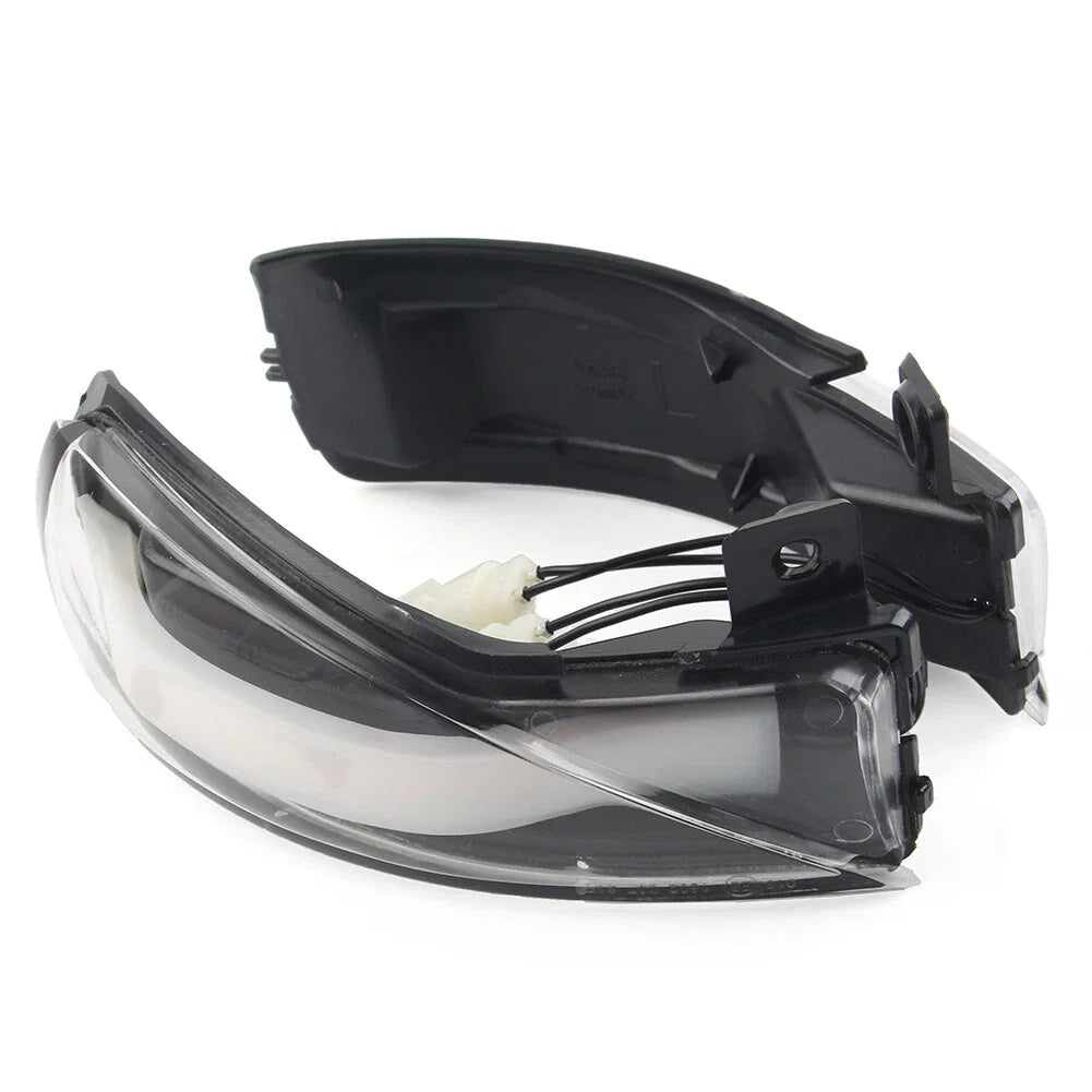 Clear Side Mirror Turn Signal Lights for Mazda 3 BL 08-14, 6 GH 07-15 (08-15)