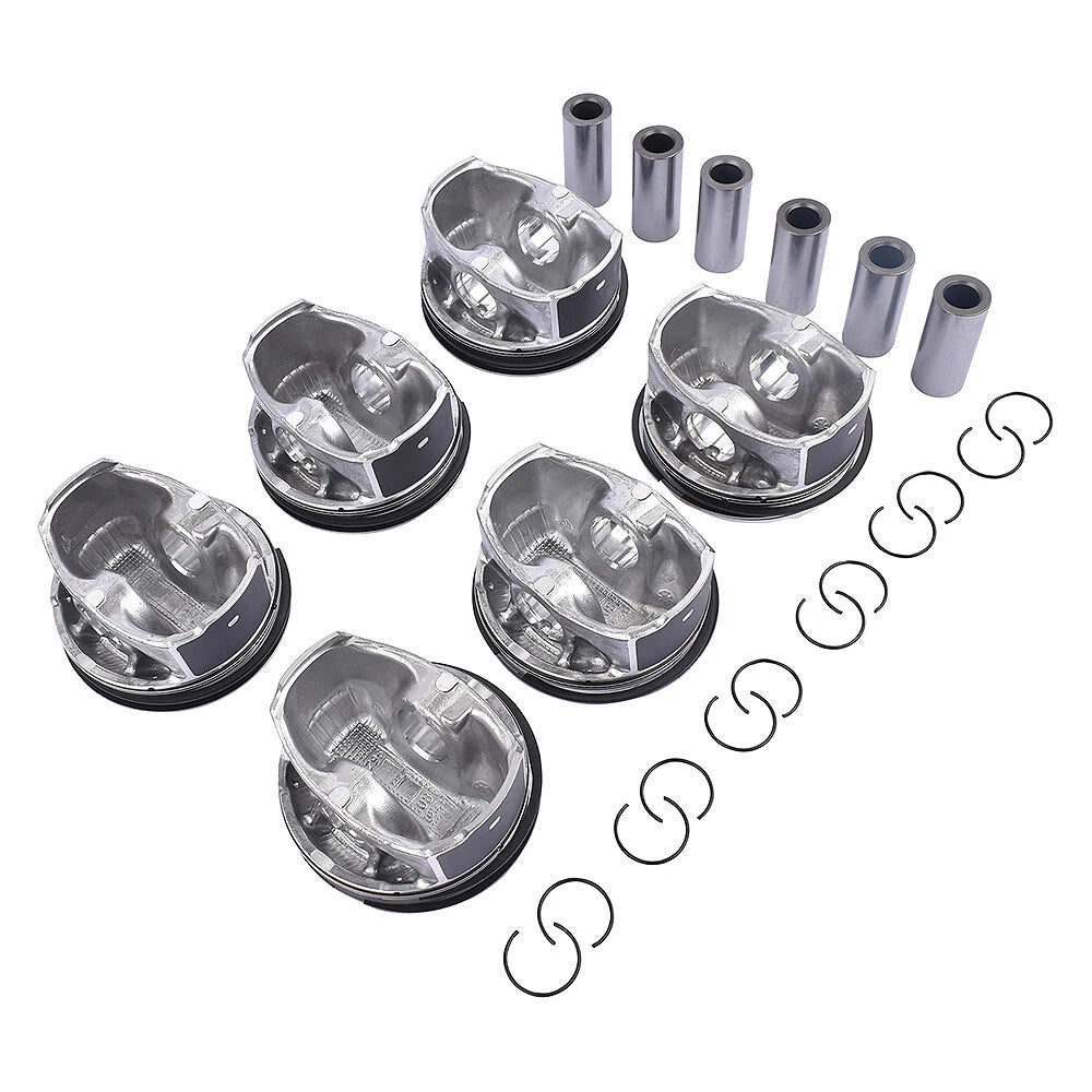 Set of 6 Engine Piston Rings for Land Rover Range Rover LR4 (2010–2012)