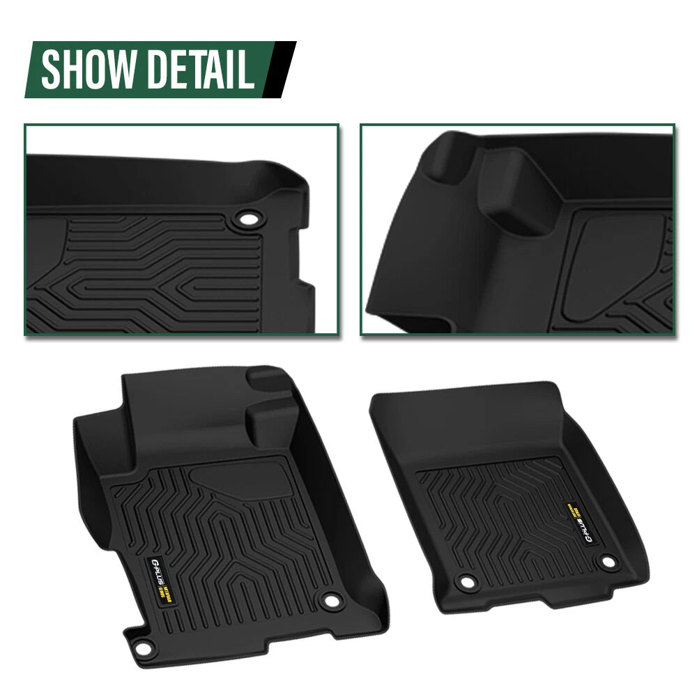 TPE Floor Mats for Honda Accord Sedan (2013–2017) All Weather Protection