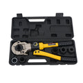 Crimping Tool for Copper Tube Fittings w/ 1/2, 3/4 & 1-Inch Jaws