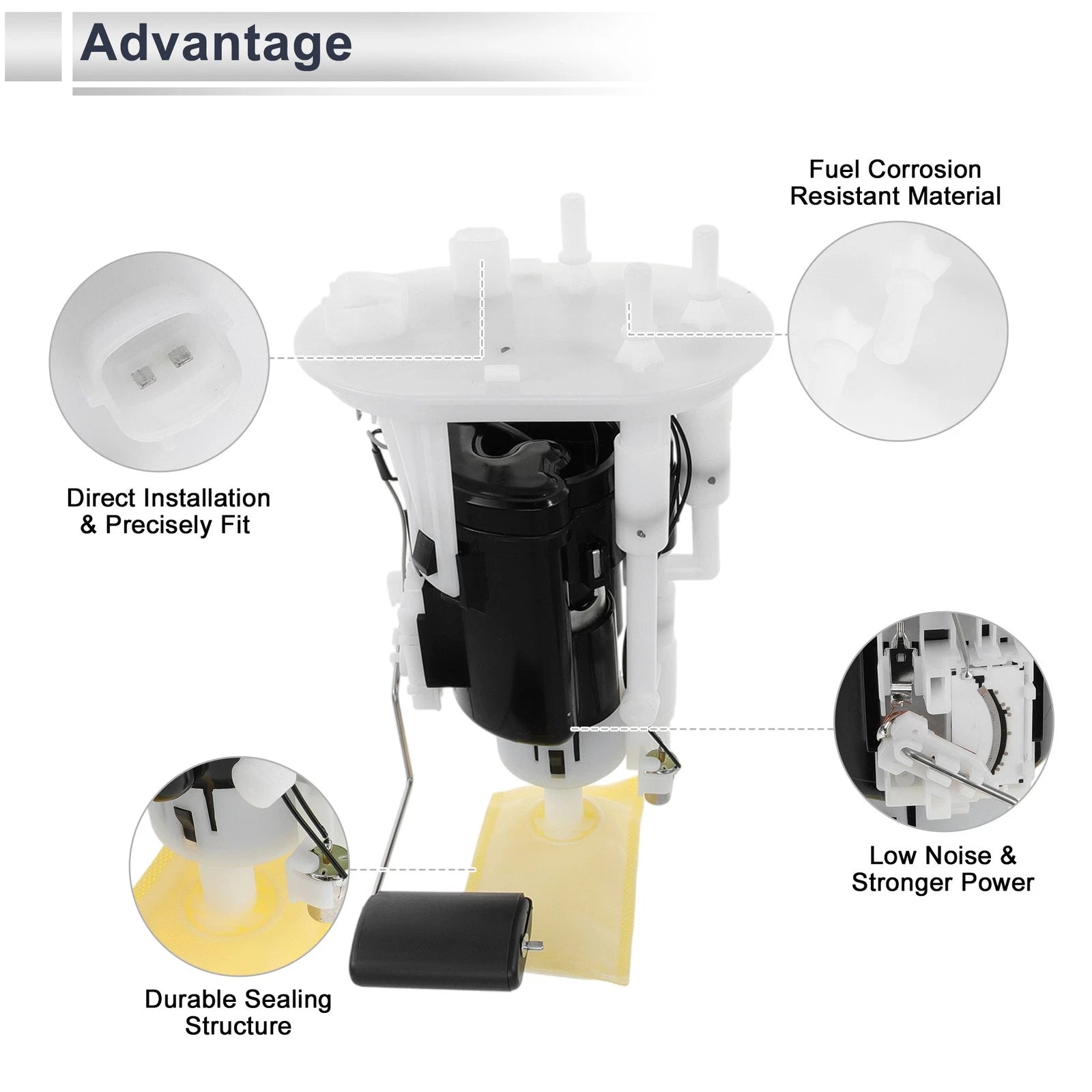 Fuel Pump Assembly for Hyundai Santa Fe (2003–2005) No. 3111026350