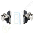 2X A Pillar Hood LED Work Light Bar Mounting Bracket Clamp Holder for