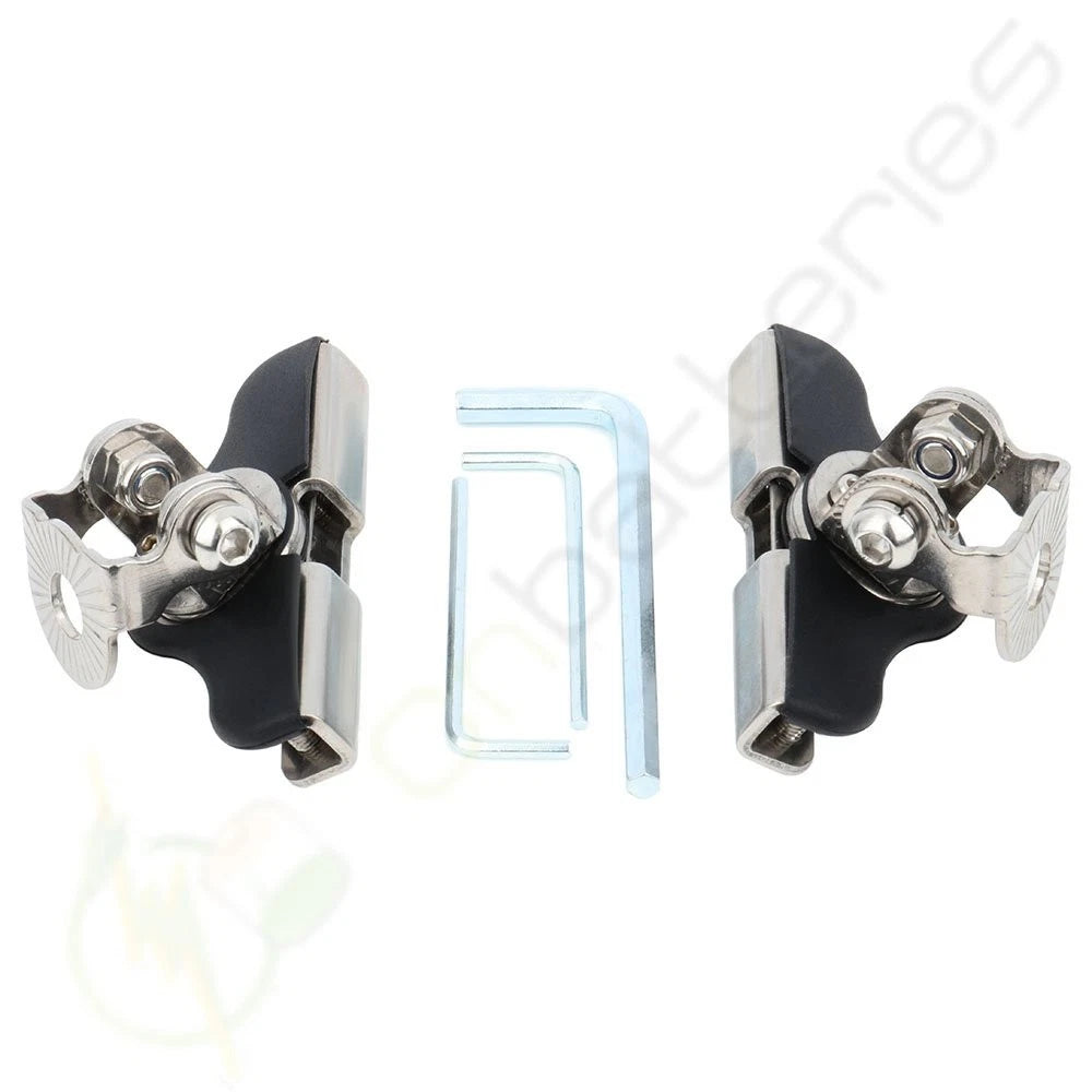 2X A Pillar Hood LED Work Light Bar Mounting Bracket Clamp Holder for