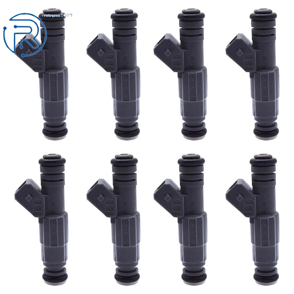 Set of 8 Fuel Injectors for Pontiac Firebird 5.7L V8 (1999–2002) 0280155931 0280156211