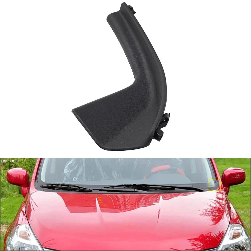 Front Windshield Wiper Cowl Extension Cover for Nissan Versa (2007–2012) TIIDA (2006–2010)