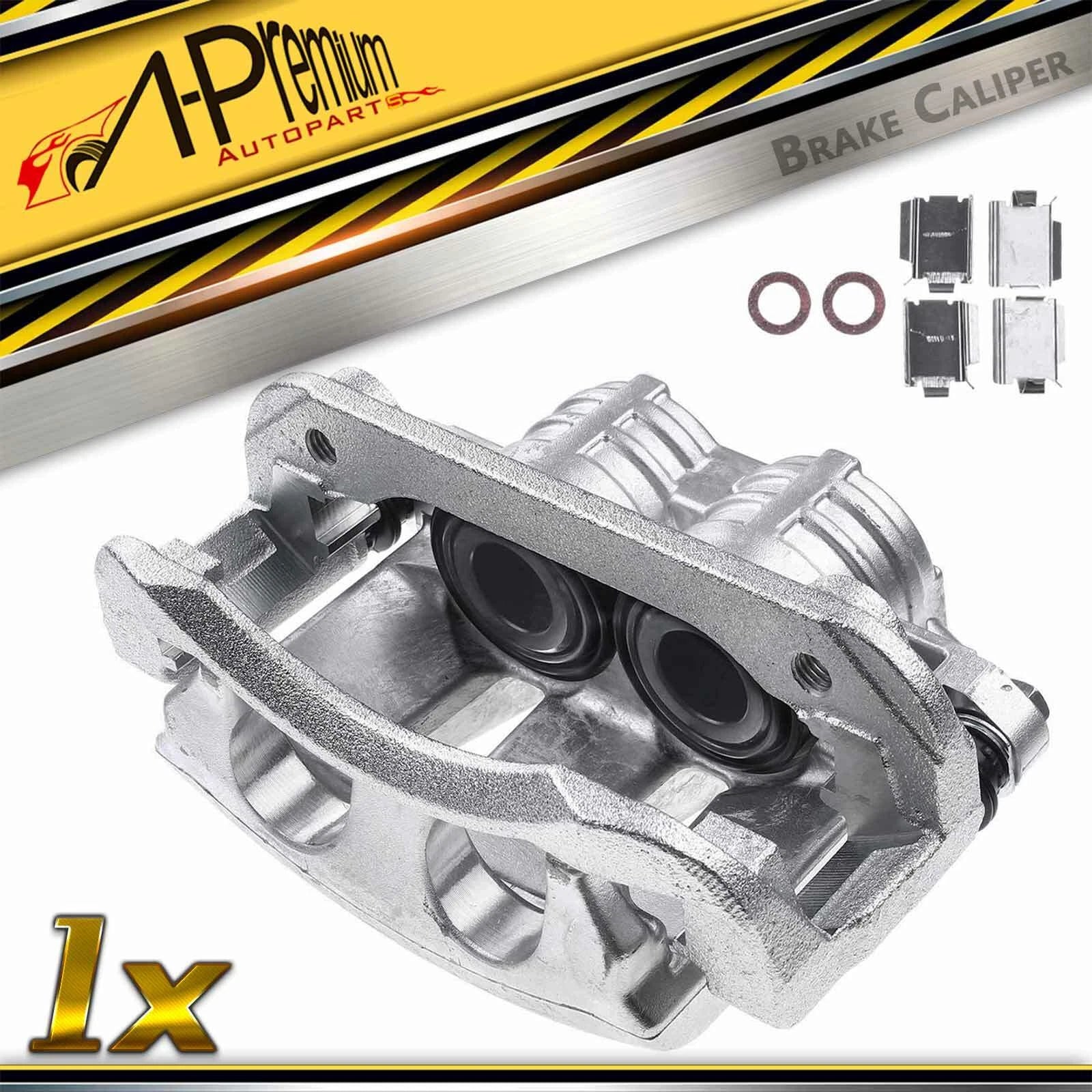 Front Left Brake Caliper with Bracket & Piston for Ford Mustang (2005–2010)