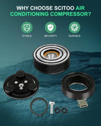 A/C Compressor Clutch Kit for Ford E-Series, Lincoln Navigator (1998–2002)