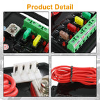 4 Gang LED Switch Panel for Marine Boat Car (12V)
