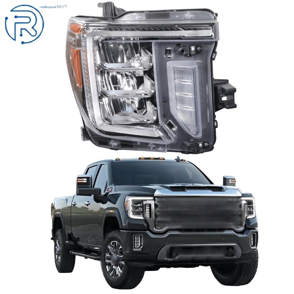 Full LED Headlight for GMC Sierra 2500/3500 HD (2020–2023) Right Side