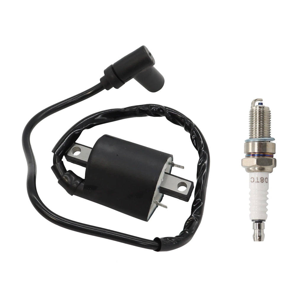 Ignition Coil and Spark Plug for Yamaha Golf Cart G2 G5 G8 G9 G11 G14 (1990–2006)