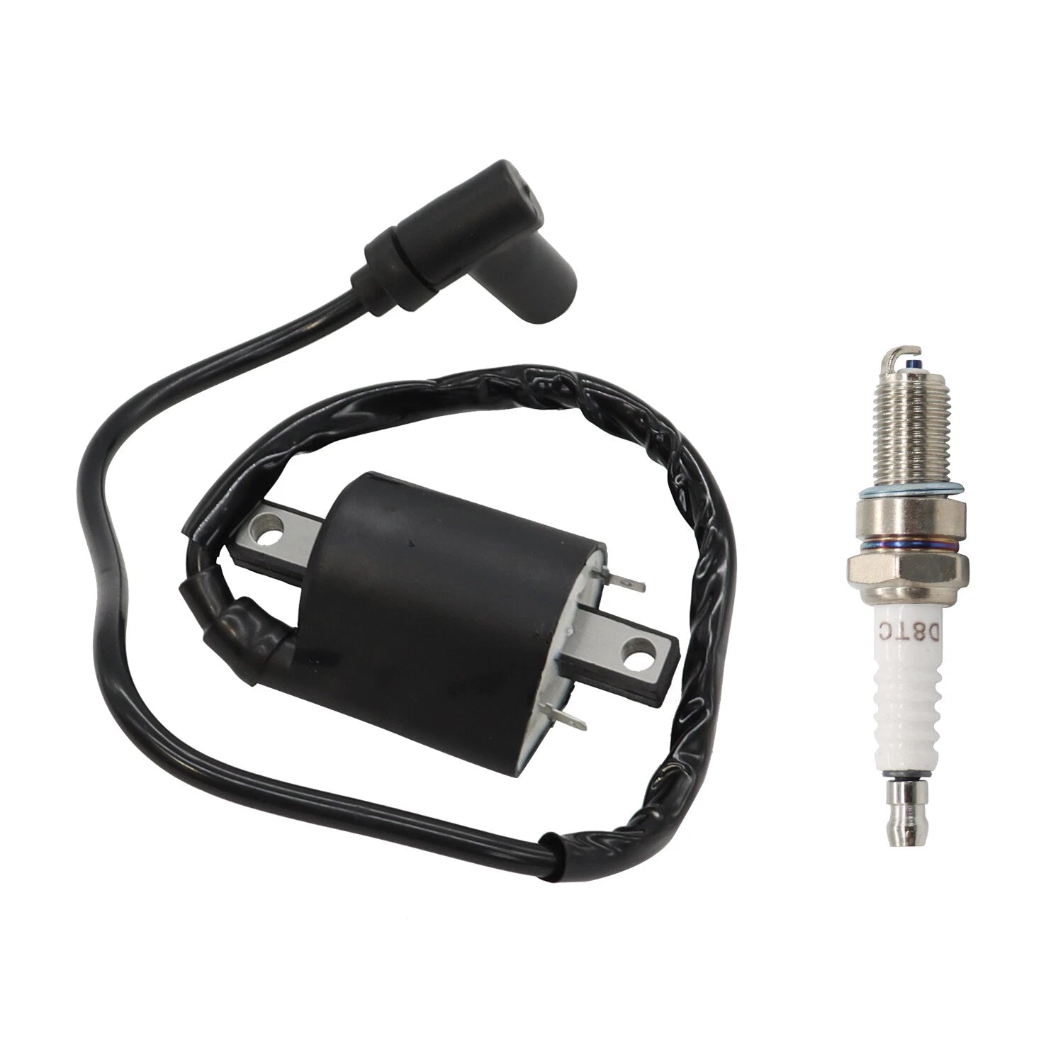 Ignition Coil and Spark Plug for Yamaha Golf Cart G2 G5 G8 G9 G11 G14 (1990–2006)