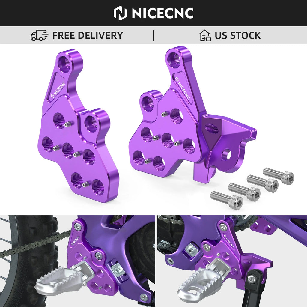 Adjustable Foot Peg Footrests Mount Bracket for Surron Light Bee X S L1E (2018–2023)
