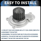 Water Pump with Timing Belt Kit for Chrysler PT Cruiser (2001–2010) No. 4694307AC/4781570AB