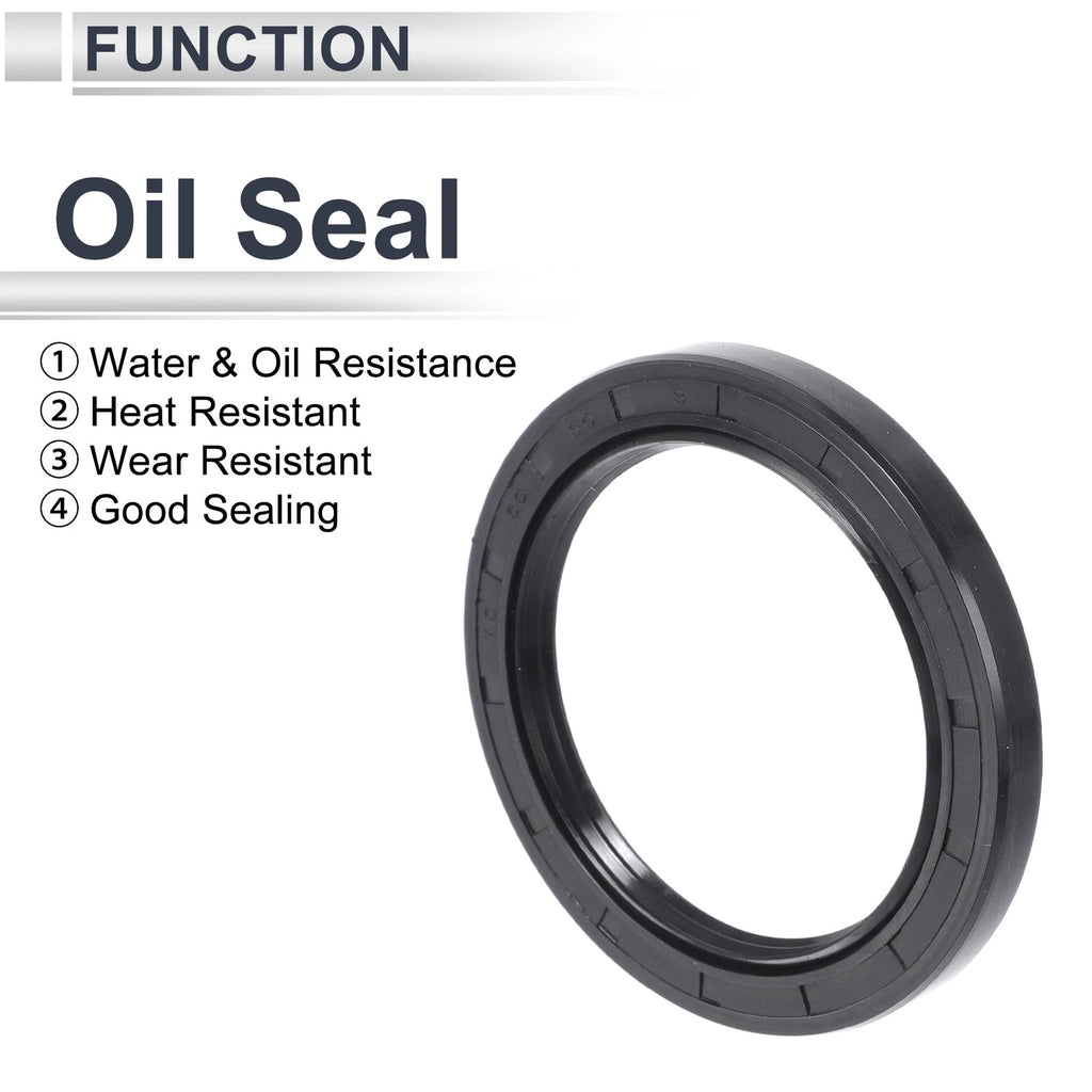 Set of 5 Oil Seal Rotary Shaft Seal NBR Rubber 60x80x8mm