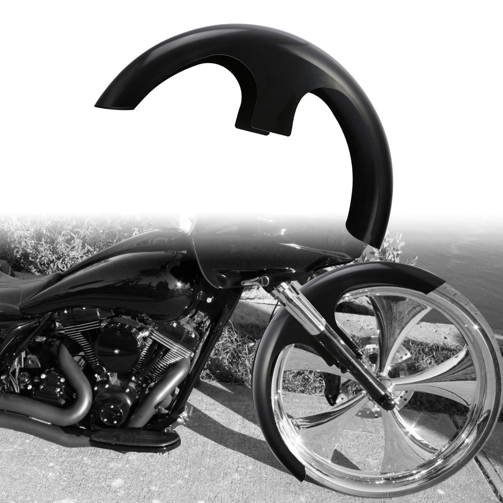 30" Wrapped Wheel Front Fender Steel for Harley Electra Glide (2014–2023)