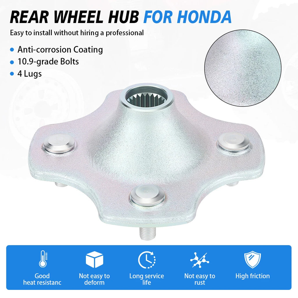 Rear Wheel Hub for Honda Rancher 420 TRX420FE/FM/TE/TM/FPE/FPM (2007–2013)