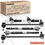 Set of 6 Front Sway Bar Tie Rod Ends for Honda Odyssey (2011–2017)