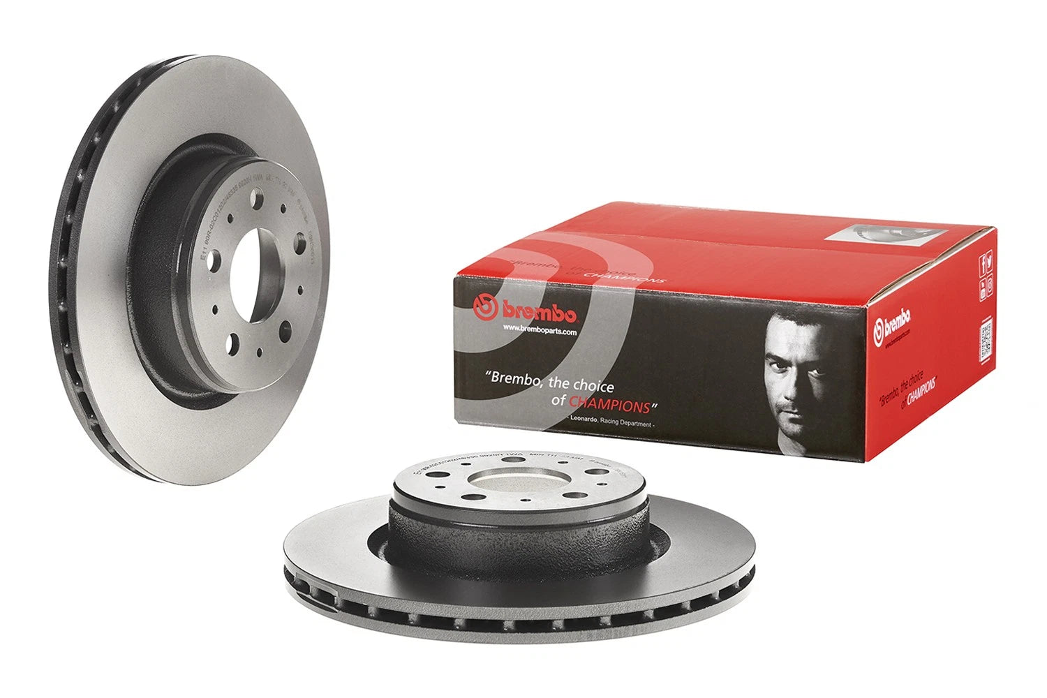 Brembo PVT Coated 320mm Brake Disc Rotor for Tesla Model 3 (2017–2020)