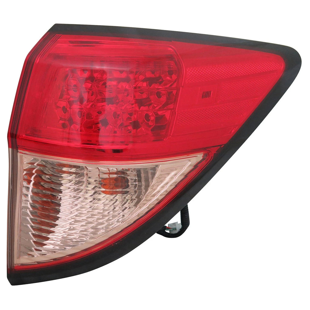 Replacement Passenger Side Outer Tail Light Lens Housing for Honda HR-V (2016–2018)