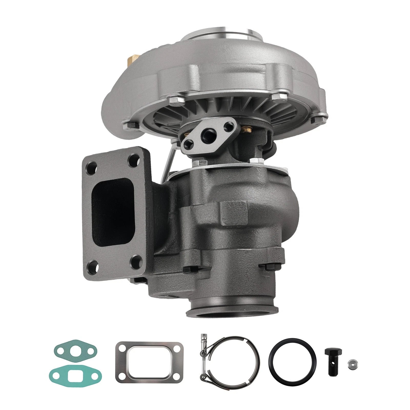 Turbocharger for Universal T3 T04e (Billet .63 A/R Internal Wastegate)