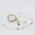 XLR 4Pin TA4F Headset Microphone for Shure Headband Mic Bodypack Transmitter