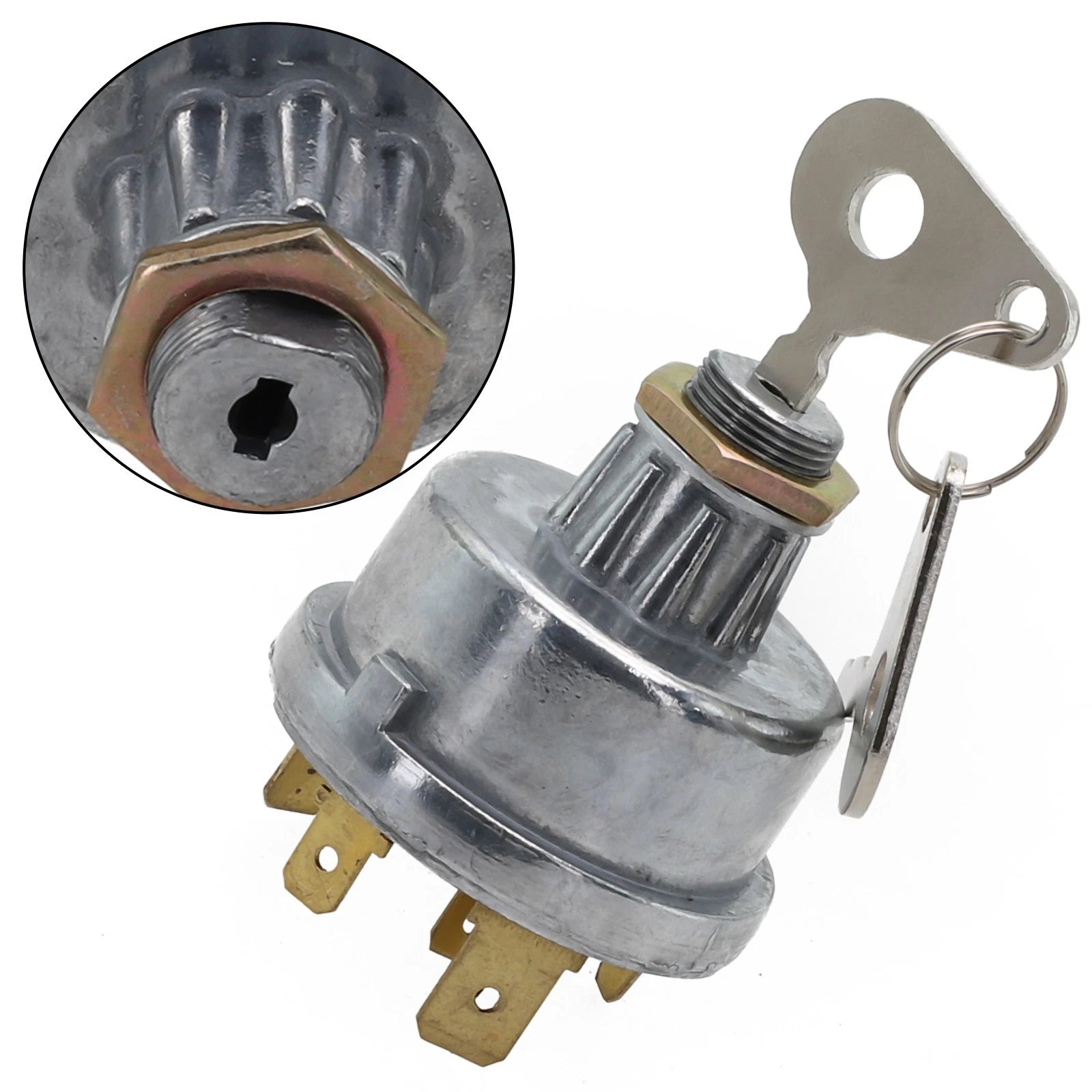 4 Position Ignition Switch for Diggers and Plant Applications