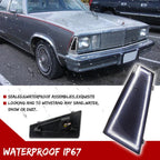 Set of 2 Smoked LED Side Marker Lights for Chevrolet Malibu El Camino