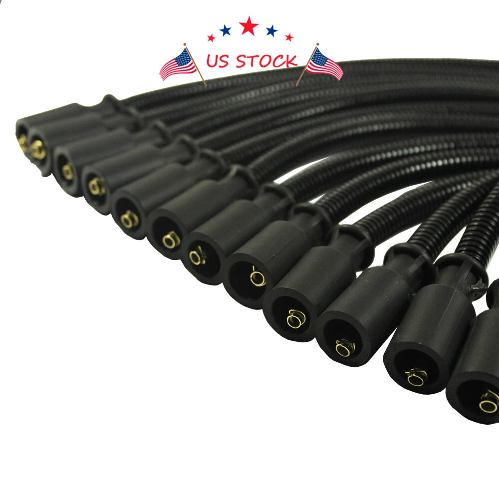 Ignition Spark Coils with Plug Wire Sets for Mercedes-Benz C Class (1994-2007)